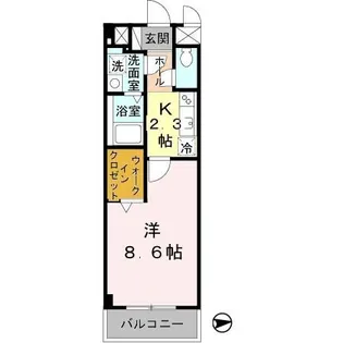 アプローズ【3階】の間取り