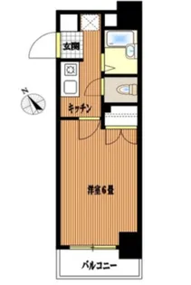 東京都中央区日本橋浜町1【マンション】の間取り
