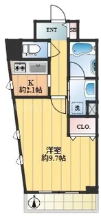 グラン・リヴィエール【5階】の間取り