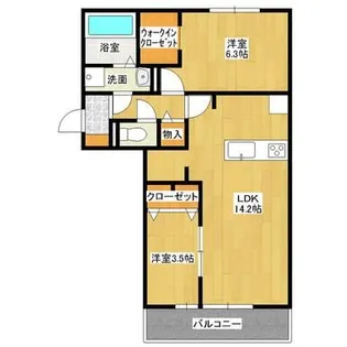 D-town神埼 I【1階】の間取り