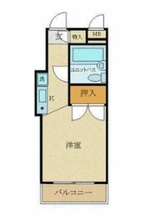 東京都小平市花小金井4【マンション】の間取り