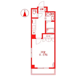 フィールドヴィレッジ元住吉【3階】の間取り
