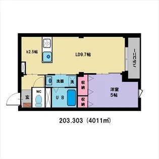 ADVANCE都筑【3階】の間取り