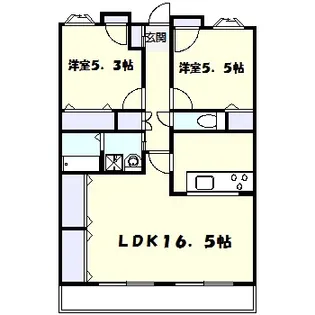 ベルクール宮前平【3階】の間取り