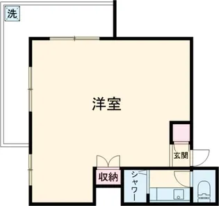 フラットワセダ【2階】の間取り