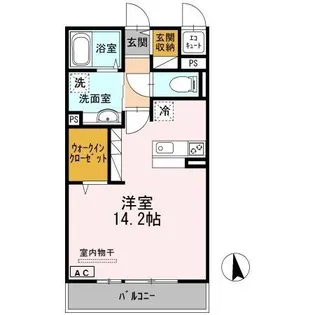 ニューライフコート【3階】の間取り