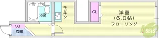 京成壱番町ビル【6階】の間取り