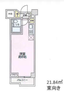 三越ゼームス坂マンション【2階】の間取り