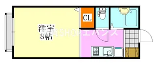 グリシーヌ藤崎II【2階】の間取り