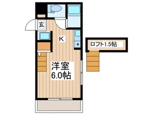 ハイツけやき三番館【1階】の間取り