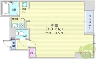 MIKビル春日町【8階】の間取り