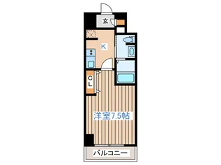 ルアーナエールレジデンス卸町【7階】の間取り