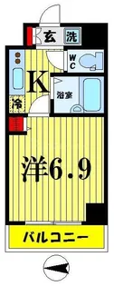 HF亀戸レジデンス【6階】の間取り