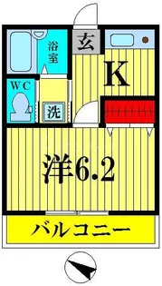 トラス平井【1階】の間取り