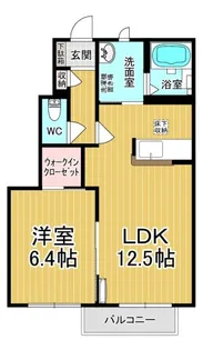 ヴィラフェリーチェB【1階】の間取り