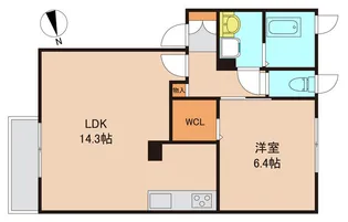 シャーメゾンS【1階】の間取り