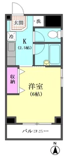 第一紅竹マンション【2階】の間取り