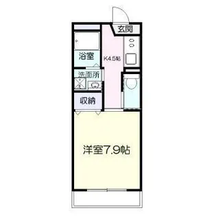エアフォルク学園台【3階】の間取り