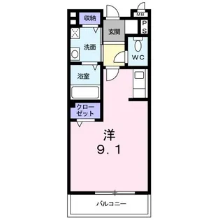 サンセ-ル【2階】の間取り