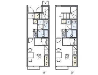 Kuroiso【1階】の間取り