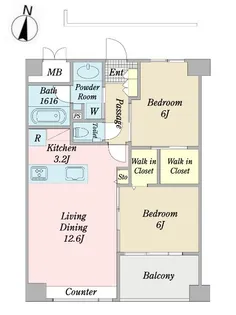 LATTICE東松戸【2階】の間取り