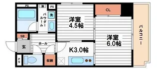 シティコープマーキュリー【6階】の間取り