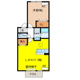 リビングタウン南塚【2階】の間取り
