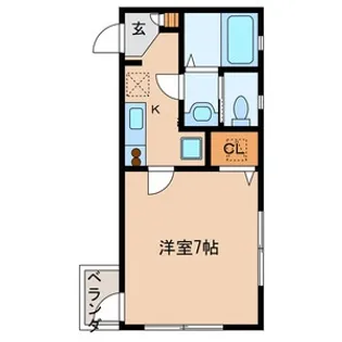 シリウス【1階】の間取り