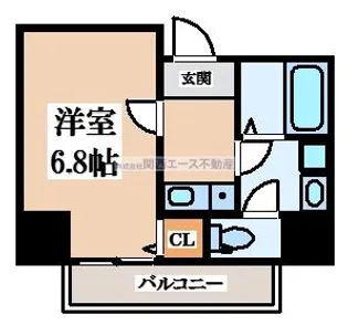 パーラム徳庵【7階】の間取り