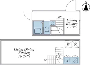 HJ PLACE YOYOGIUEHARA【1階】の間取り