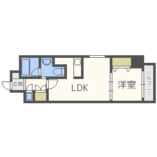 アーデン京町堀イースト【2階】の間取り