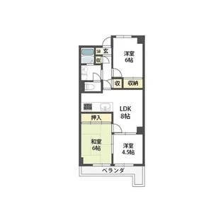 エクシオ【3階】の間取り