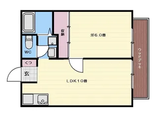 永吉ハイツ【1階】の間取り