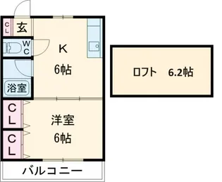 アクセスコートV【2階】の間取り
