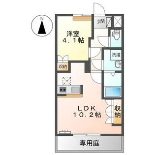 ローズガーデン長塚II【1階】の間取り