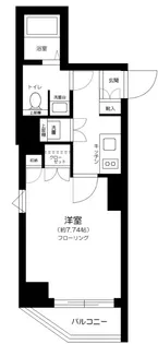プレスタイル神楽坂【3階】の間取り