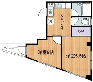 丸忠ビル【2階】の間取り