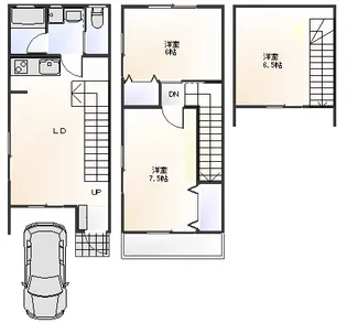 ウェストヴィレッジIの間取り