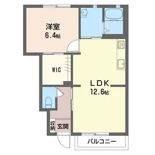 リヴェール豊四季A【1階】の間取り