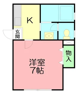 コートアベニュー【1階】の間取り