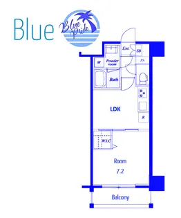 ソレアード湘南【7階】の間取り