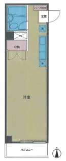 マンション澤田No.1【4階】の間取り