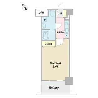 ステラ新鎌ヶ谷【8階】の間取り