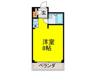 レジデンス西田辺【3階】の間取り