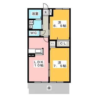 ソレイユ【1階】の間取り