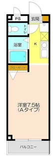 プラチナコート56番館【3階】の間取り