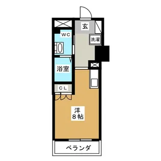 パークアクシス名駅南【3階】の間取り