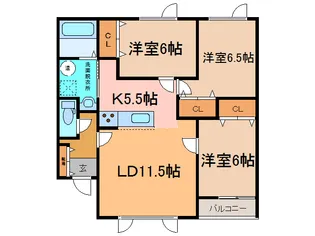 ALPHAIII【3階】の間取り