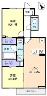 ラヴェール【1階】の間取り