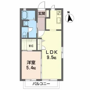 フラットM【2階】の間取り